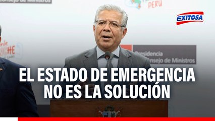 Walter Astudillo justifica estado de emergencia en Lima y Callao: No es la solución, pero permite actuación de las FF.AA
