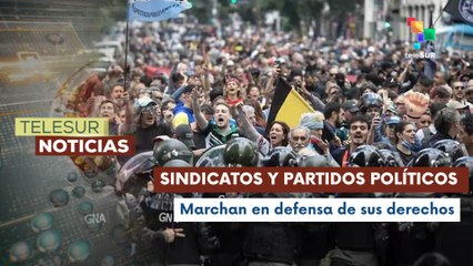 Jubilados en Argentina marchan en defensa de sus derechos y contra la represión