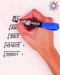 Master square roots quickly with this easy trick! 🧠💡