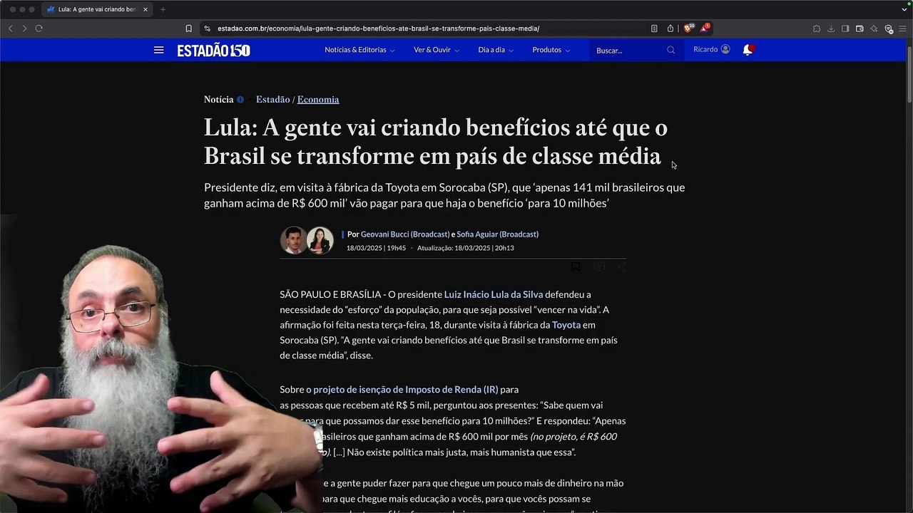 PLANO de LULA é INVENTAR BENEFÍCIOS até que "TODO MUNDO vire CLASSE MÉDIA" e ESSE é o PROBLEMA
