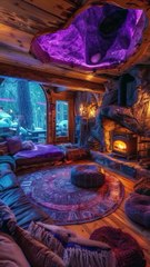 Cabin Retreat with Rustic Fireplac