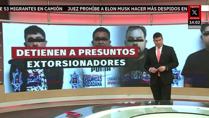 Detienen a cinco presuntos extorsionadores de comerciantes en Nezahualcóyotl