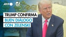 Trump dice que van por buen camino para tregua en Ucrania tras hablar con Zelenski