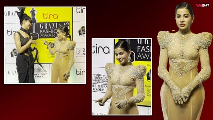 Urfi Javed के लिए Event में अपनी ही Dress बनी मुसीबत,चलना हुआ मुश्किल तो लोगों ने उड़ाई धज्जियां