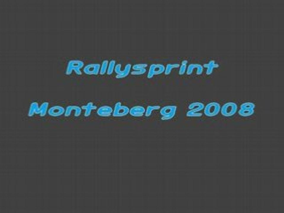 Rallysprint van Monteberg 2008