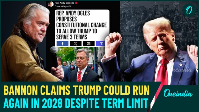 Trump 2028 Election Bid: Bannon Hints At Third Term Despite Two-Term Limit | 'We're Working On It'