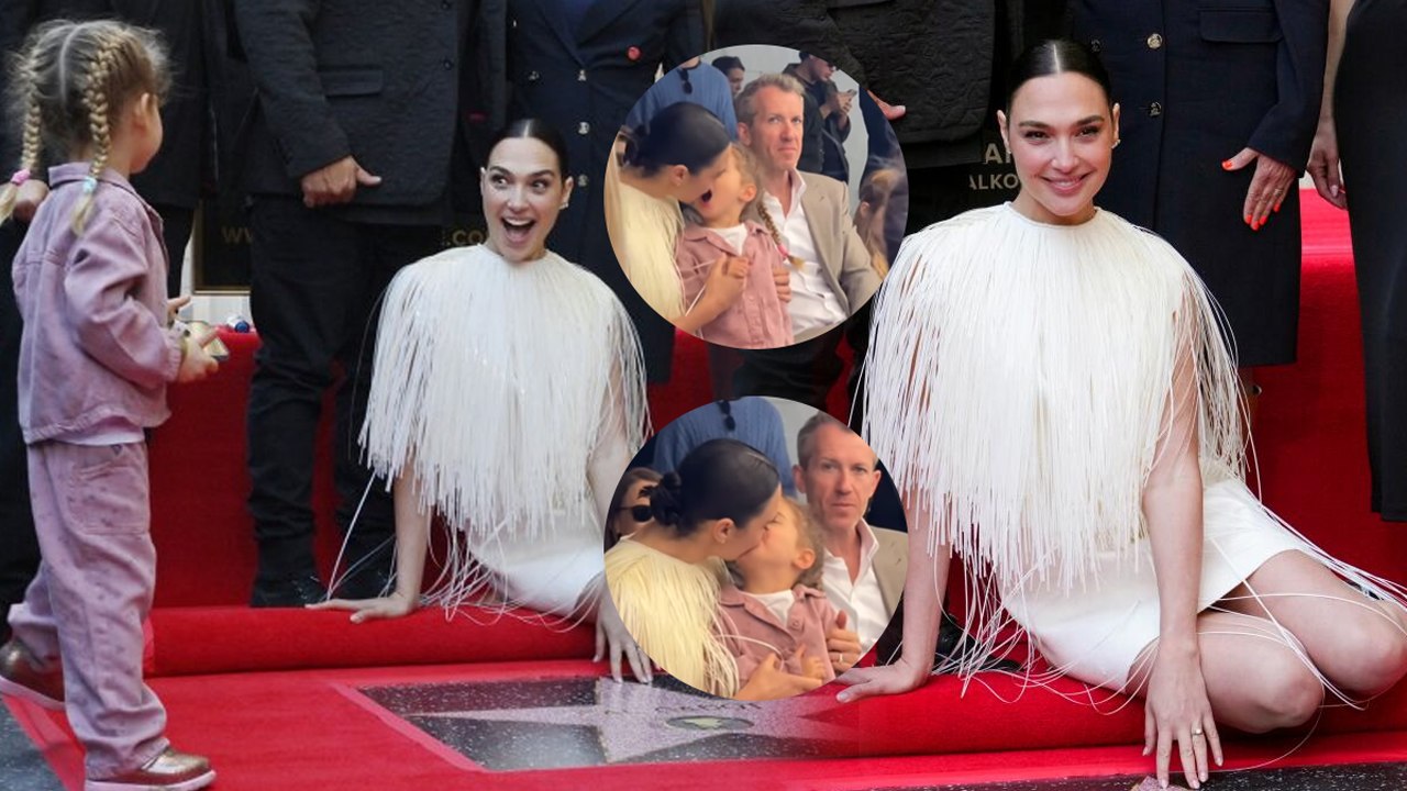Netizens Criticize Gal Gadot For Kissing Daughter On The Lips At Walk Of Fame Ceremony