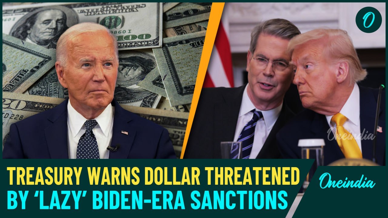 U.S To Review Biden-Era Sanctions As Treasury Warns Restrictions Threaten Dollar’s Global Status