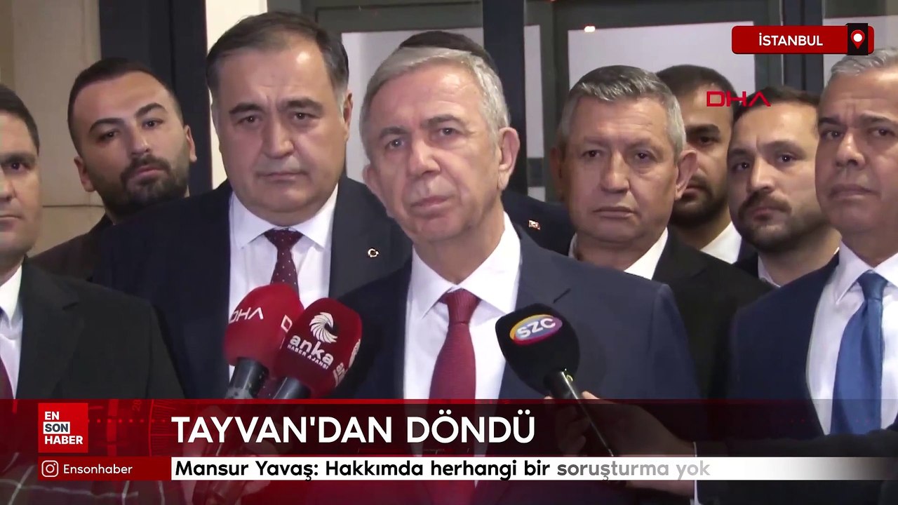 Mansur Yavaş: Hakkımda herhangi bir soruşturma yok