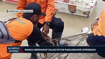 Warga Grobogan Berharap Jalan Putus Pascabanjir Diperbaiki
