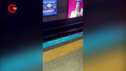 İstanbul metrosunda 'İmamoğlu anonsu'