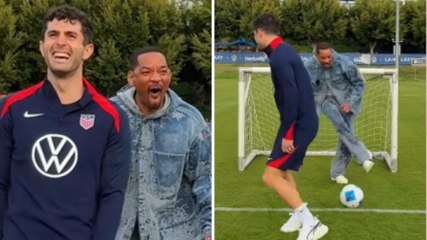 Will Smith sfida Pulisic: l'attore si improvvisa portiere e... Ecco come è andata