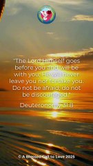 Word of God Deuteronomy 31:8 Scripture Video