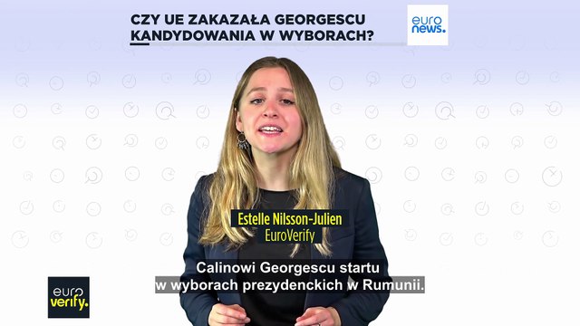 Czy Unia Europejska zakazała Georgescu kandydowania w rumuńskich wyborach prezydenckich?