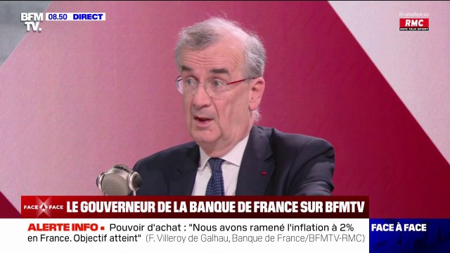 François Villeroy de Galhau: On ne peut augmenter le déficit des retraites, au contraire, il faut le diminuer