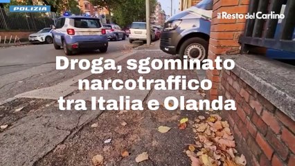 Droga, sgominato narcotraffico tra Italia e Olanda: il video