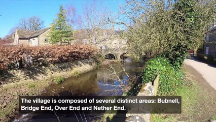 Baslow Village in Derbyshire