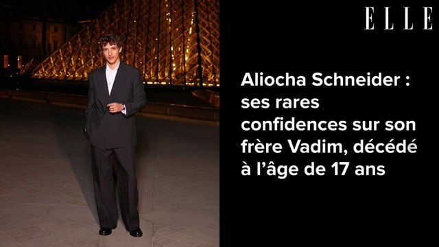 Aliocha Schneider : ses rares confidences sur son frère Vadim, décédé à l’âge de 17 ans