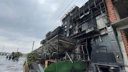 Sakarya’da çocuk oyun tesisi yandı