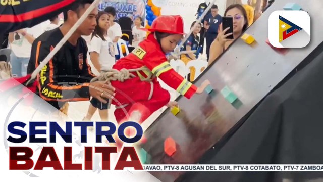 Fire square roadshow ng Cebu City Fire Station, dinagsa ng mga estudyante; halaga ng kaalaman ng mga kabataan sa fire safety tips, binigyang-diin