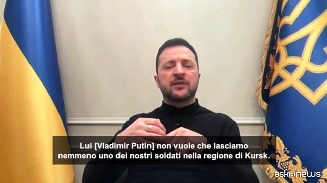 Zelensky: sono sincero, non ho avuto pressioni da parte di Trump