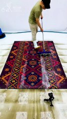See How I Clean The Dirtiest Carpet In 60s #carpetcleaning #shorts #satisfyingvideo