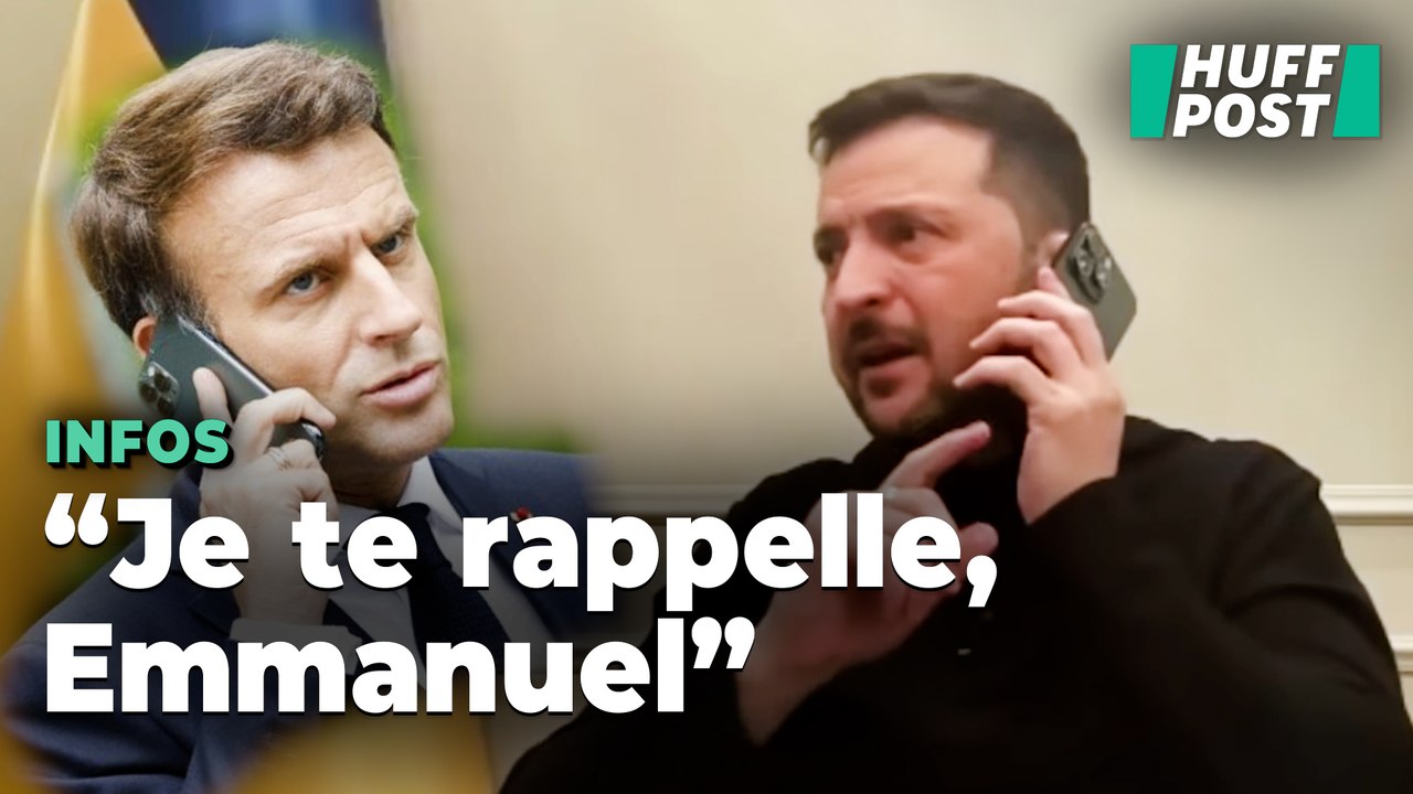 Emmanuel Macron appelle Volodymyr Zelensky en pleine interview, un moment qui révèle leur proximité