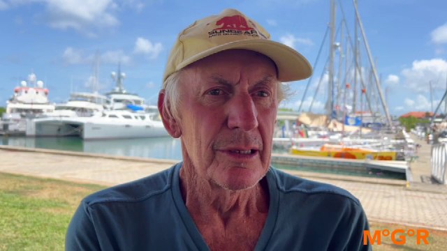 ALMA Class Globe 580 - 5.8m Homebuilt Plywood Boat Sailing Solo Around the World Eric Marsh's Mini Globe Leg 1 Interview