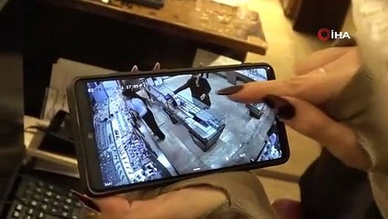 Yalova'da Maskeli Saat Hırsızı Güvenlik Kamerasında