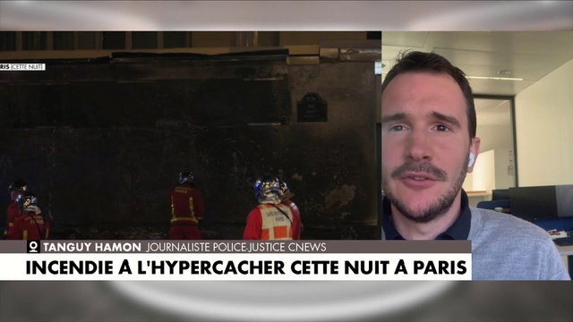 Incendie devant l'Hypercacher porte de Vincennes à Paris