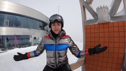 Tina am Stubaier Gletscher.