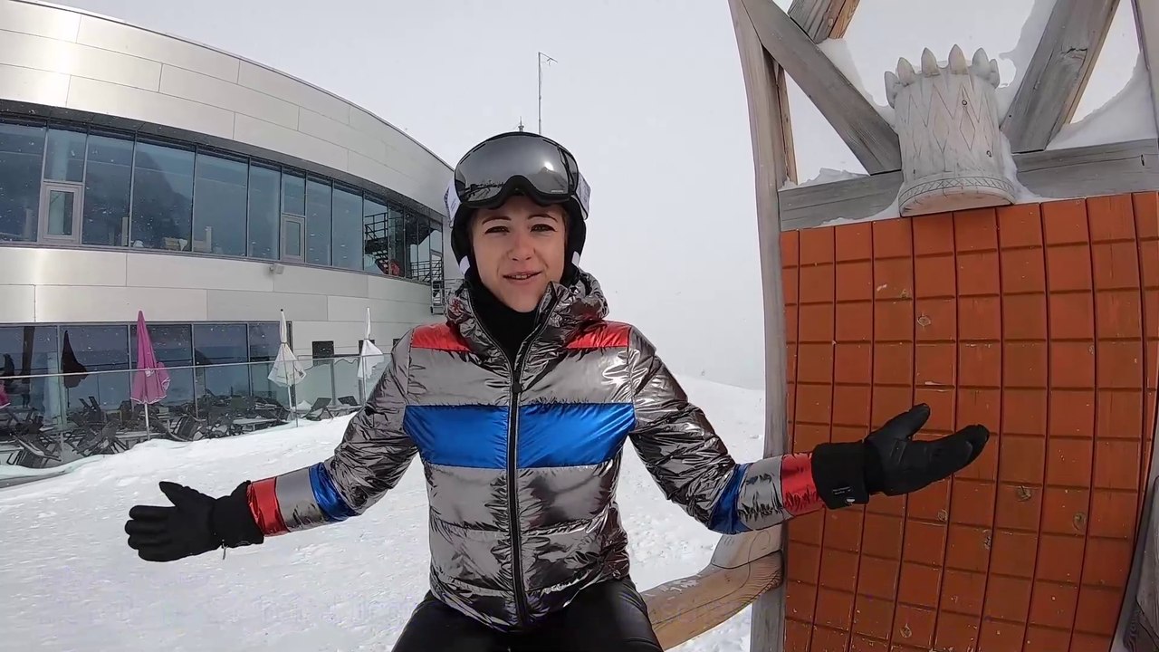 Tina am Stubaier Gletscher.