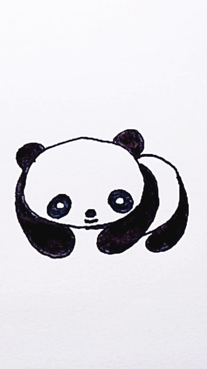 How to draw a panda