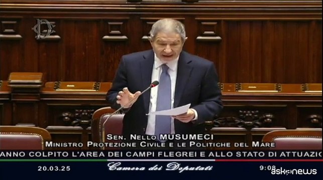 Campi Flegrei, Musumeci: 100mila persone a rischio molto elevato