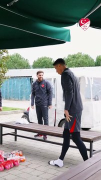 A Milli Takımı'mız Macaristan maçı öncesi son antrenmanını gerçekleştirdi