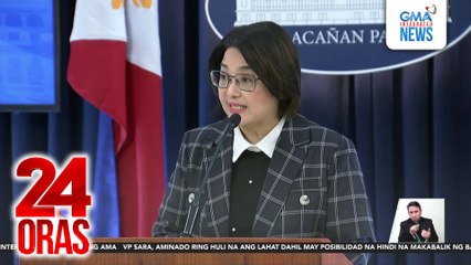 Puna ng Palasyo sa pagdinig sa Senado - ‘Di ipinakita ang pangha-harass sa pulisya | 24 Oras