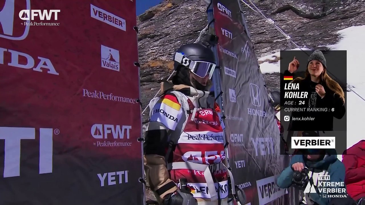 Lena Kohler Ski Women Third Place Run - 2025 YETI Xtreme Verbier by Honda