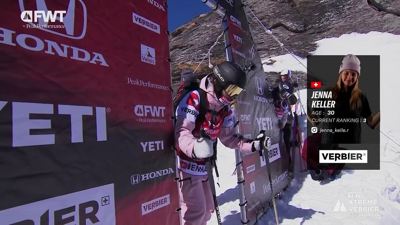 Jenna Keller Ski Women Winning Run - 2025 YETI Xtreme Verbier by Honda
