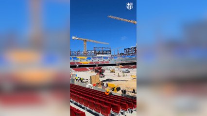 Así van las obras del Spotify Camp Nou