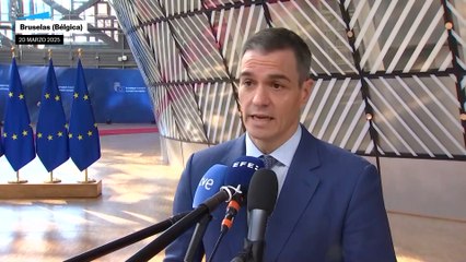 Sánchez: “Europa tiene que estar en la mesa de negociaciones” de Ucrania