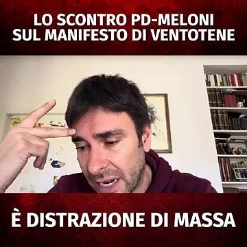 Di Battista - Lo scontro Pd-Meloni sul Manifesto di Ventotene è distrazione di massa (20.03.25)