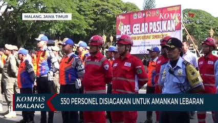550 Personel Disiagakan untuk Amankan Lebaran di Kota Malang