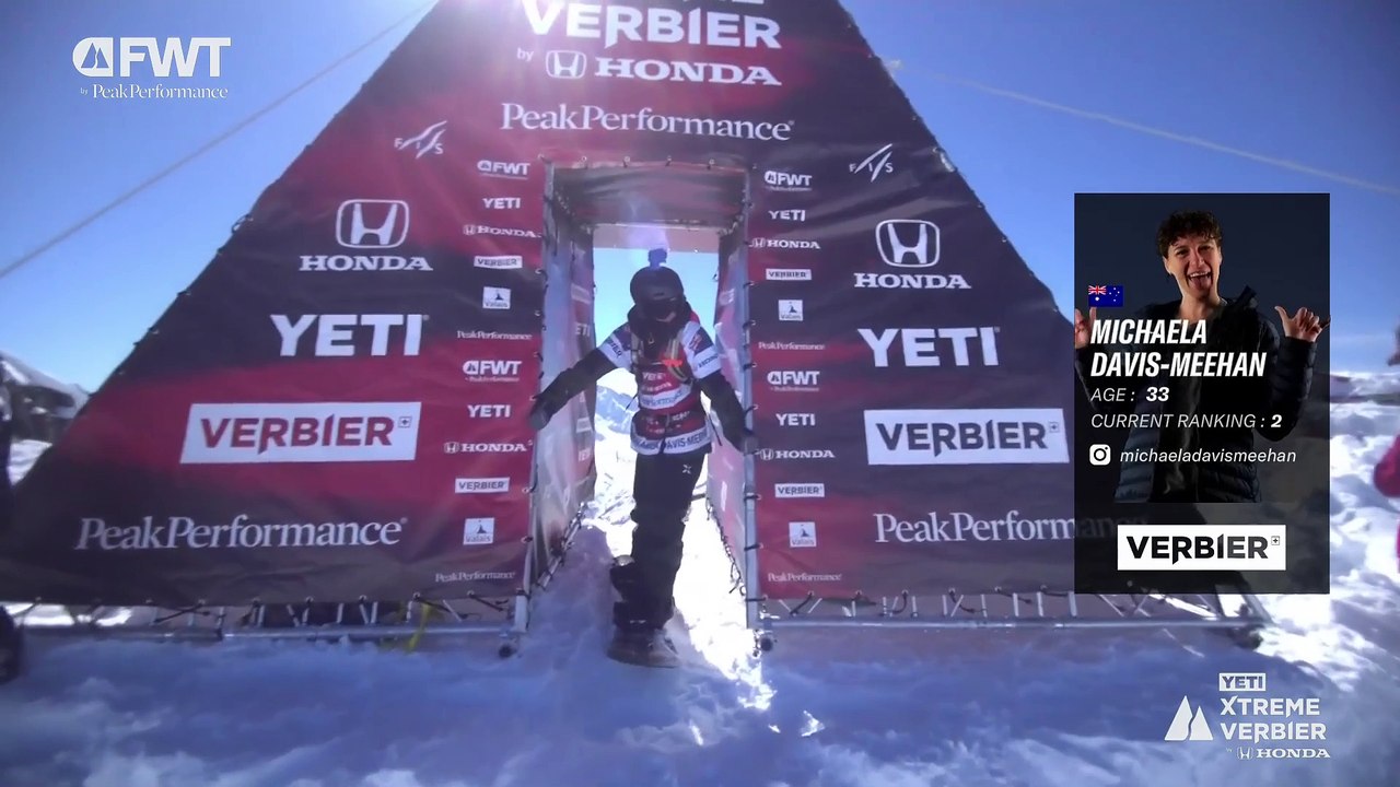 Michaela Davis-Meehan Snowboard Womern Second Place Run - 2025 YETI Xtreme Verbier by Honda