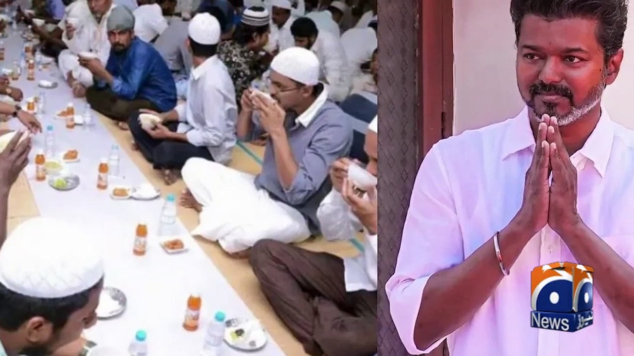 Thalapathy Vijay hosts iftar in Ramadan, participates in prayer _ Breaking News