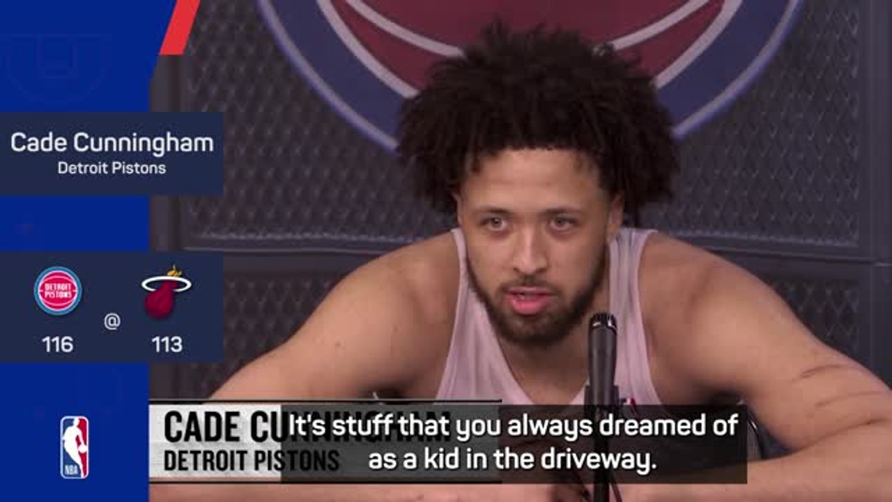 Cunningham 'might have whispered bank' before hitting incredible game winner