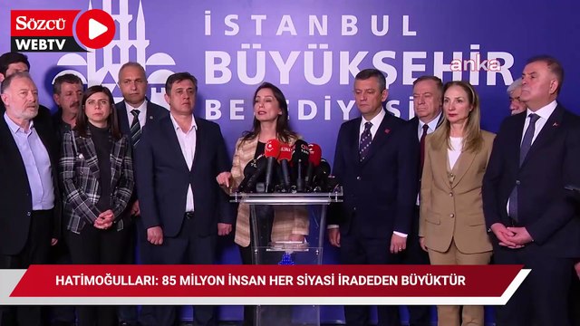 DEM Parti Eş Genel Başkanı Hatimoğulları: 85 milyon insan her siyasi iradeden büyüktür
