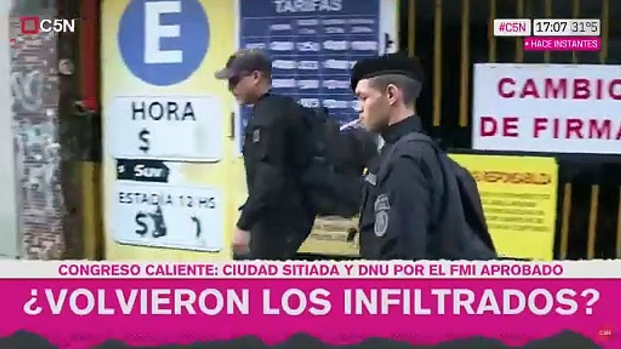 Iván Matías Cheang nuevamente en una marcha