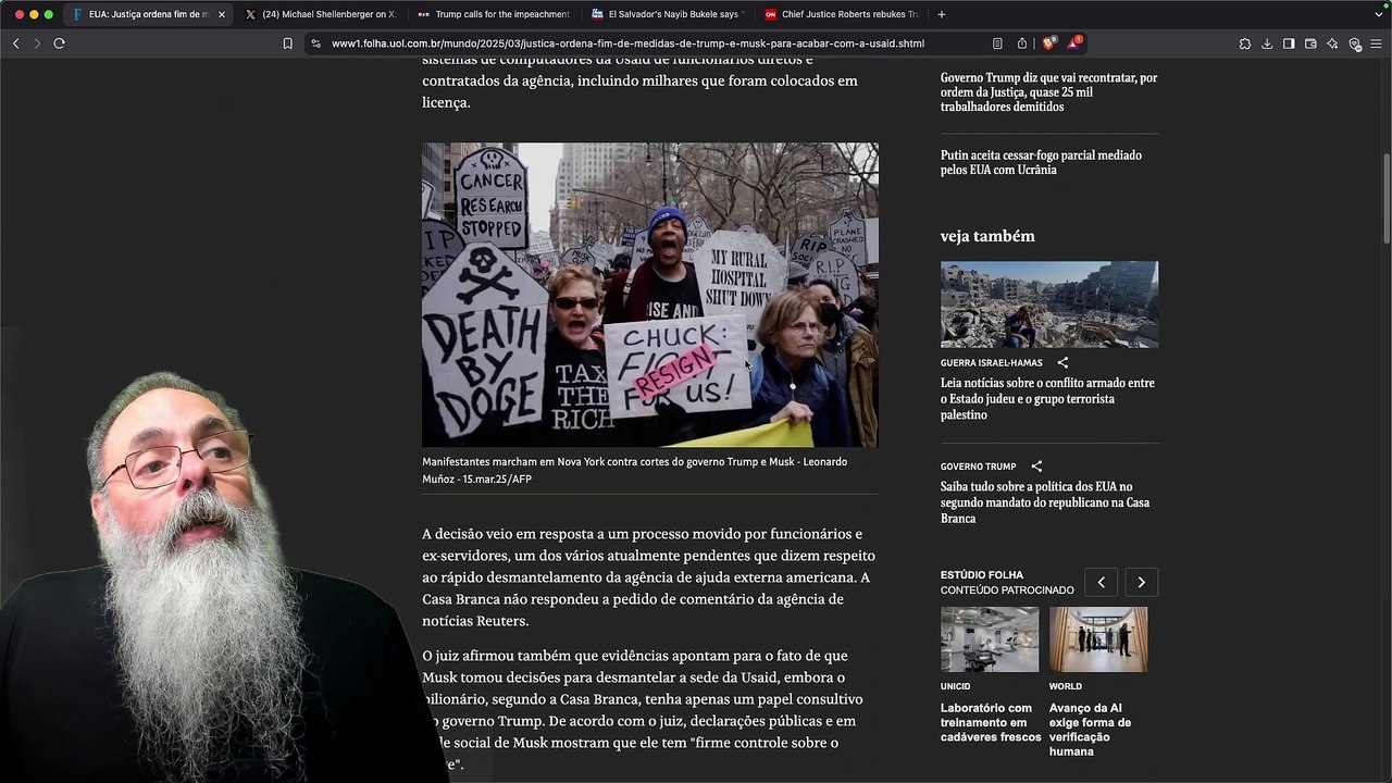 TRUMP pede IMPEACHMENT de JUIZ e SUPREMA CORTE AMERICANA imita STF dando OPINIÃO: GOLPE JUDICIÁRIO?