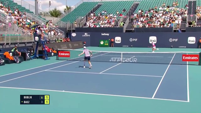 Masters de Miami: debut y despedida para Báez