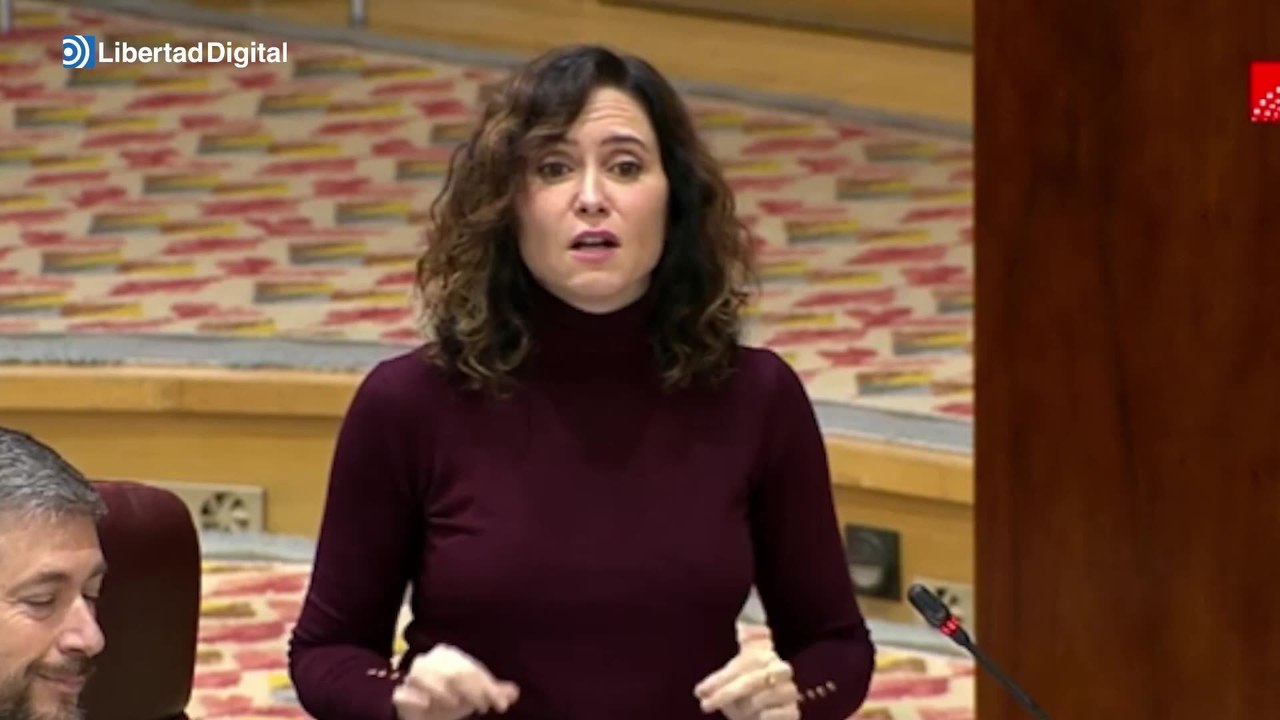 Ayuso carga contra la izquierda: "Ustedes están ocultando a Ábalos"